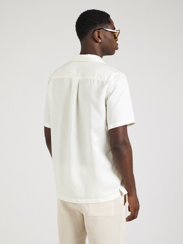 STRELLSON Comfort fit Button Up Shirt 'Cisco' in White