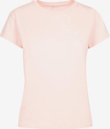 Merchcode Shirt 'Happines Box' in Pink: front