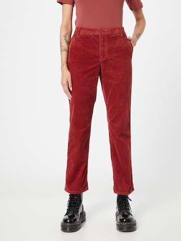 ESPRIT Regular Broek in Rood: voorkant