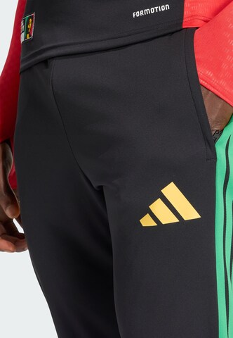 ADIDAS PERFORMANCE Slimfit Sportbroek 'Jamaika 26 x Bob Marley Tiro' in Zwart