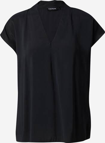 TAIFUN Blouse in Black: front