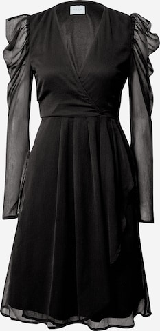 VILAKoktel haljina - crna boja: prednji dio