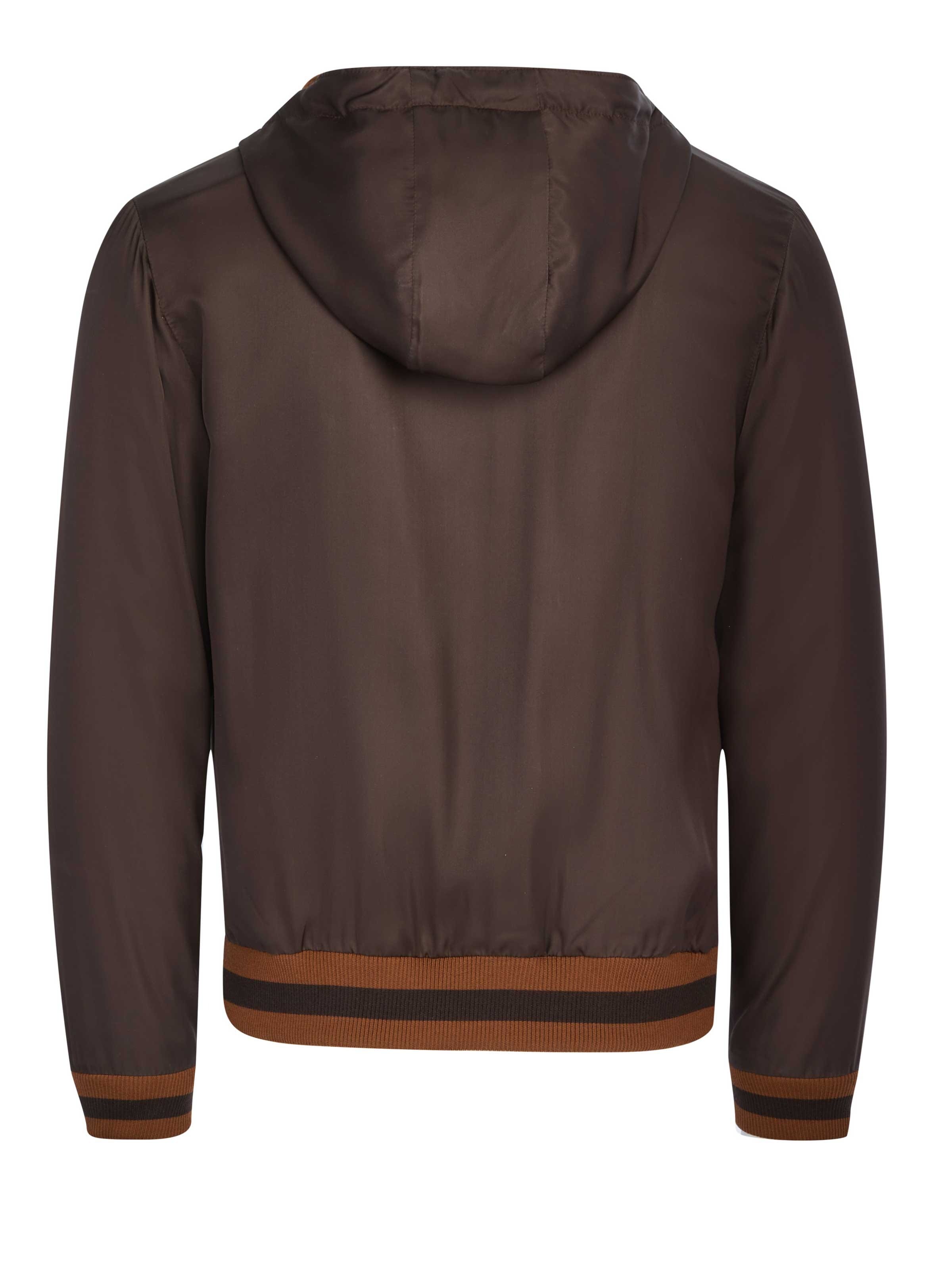 DOLCE & GABBANA Between-season jacket 'Dolce & Gabbana Wendejacke Dunkelbraun' in Brown