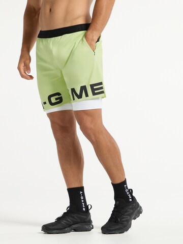 regular Pantaloni di A-Game in verde
