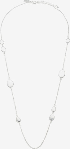 Leslii Necklace in Silver: front