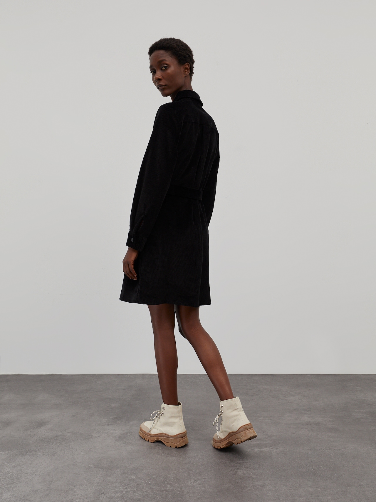 EDITED Producten Blousejurk 'Annabel' Zwart