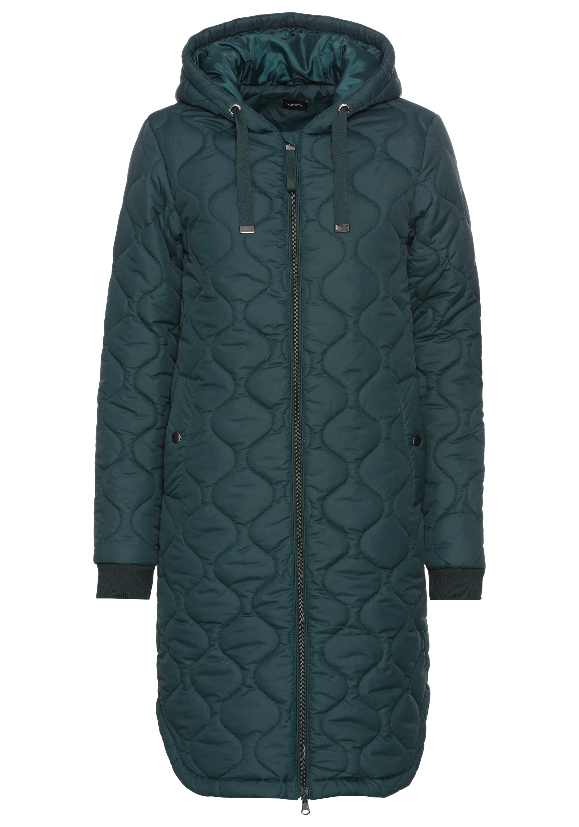 LAURA SCOTT Wintermantel in Grün: Vorderseite
