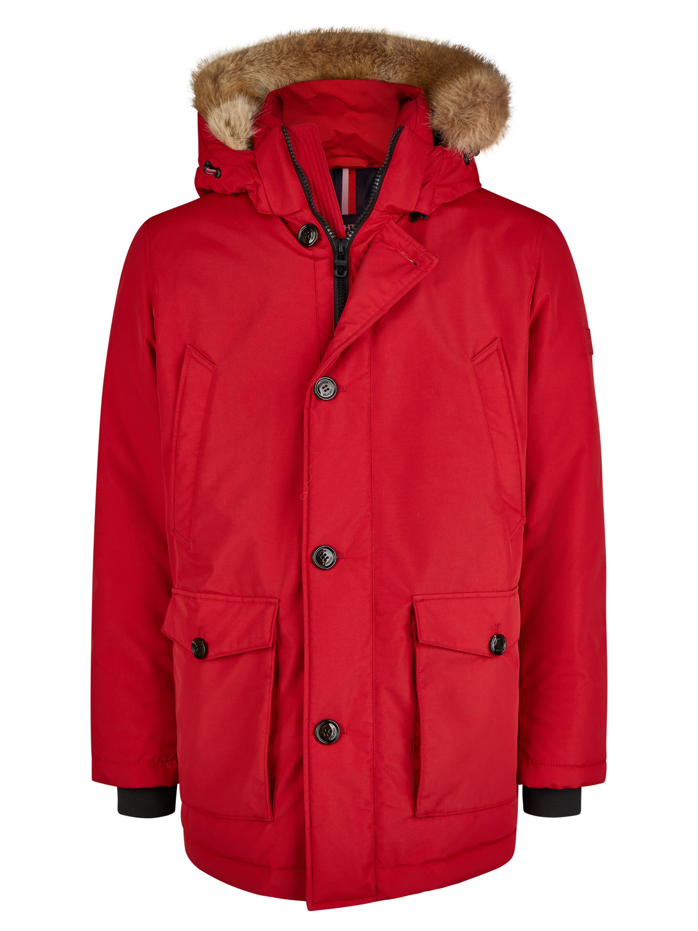 Parka d’hiver HECHTER PARIS en rouge : devant