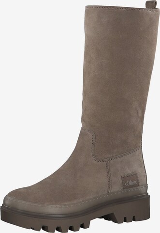 s.Oliver Boots in Brown: front