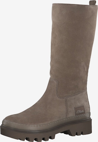 s.Oliver Boot in Brown: front