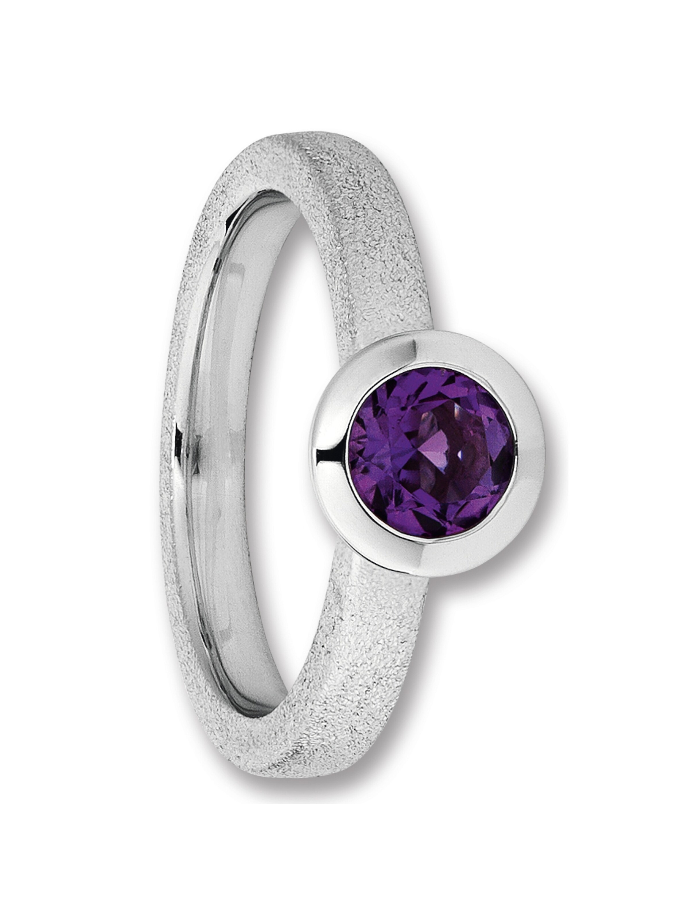ONE ELEMENT Ring in Silber: Vorderseite