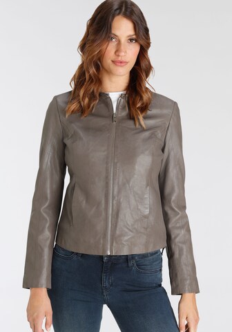 Gipsy Between-Season Jacket in Beige: front