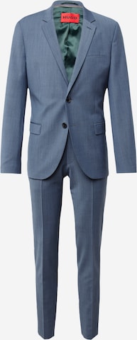 HUGO Red Slim fit Suit 'Arti Hesten232X' in Blue: front