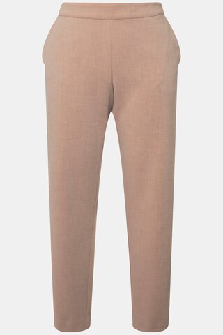 Ulla Popken Slimfit Broek in Beige