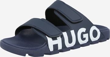 HUGO - Zapatos abiertos 'Evander' en azul: frente