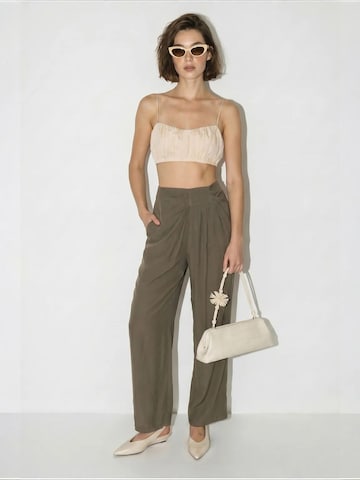 Wide Leg Pantalon 'Hose' Bianco Lucci en vert