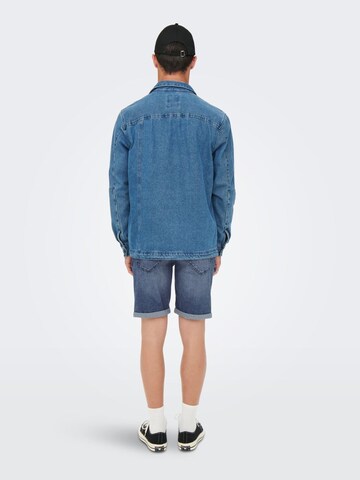 Only & Sons Regular Jeans in Blau