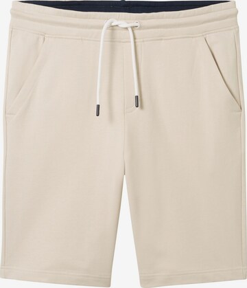 TOM TAILOR Shorts in Beige: predná strana