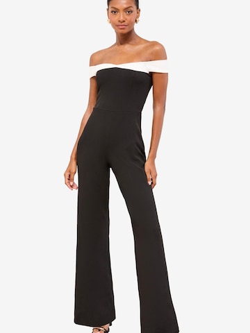 Lipsy - Jumpsuit en negro: frente