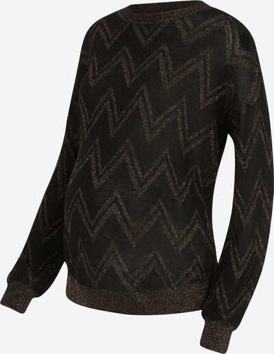 Only Maternity Sweater 'NICKY' in Gold / Black, Item view
