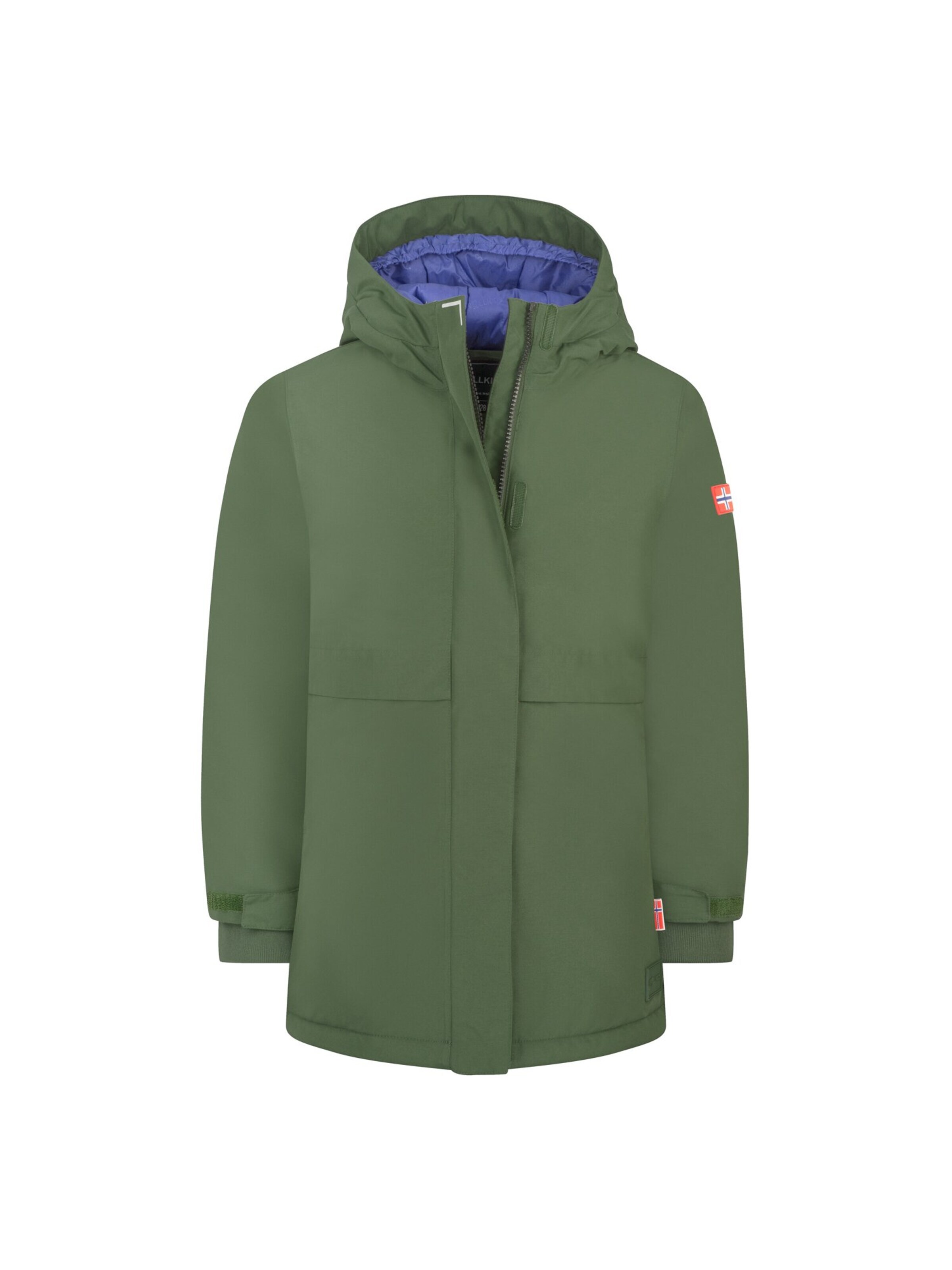 TROLLKIDS Winter Jacket 'Hovden' in Green: front