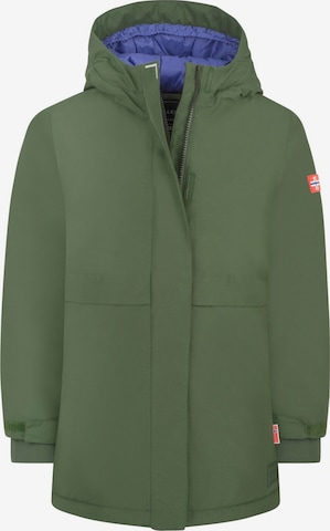 TROLLKIDS Winter Jacket 'Hovden' in Green: front