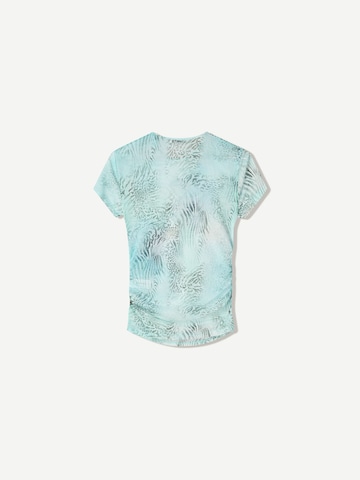 Bershka Koszulka w kolorze niebieski