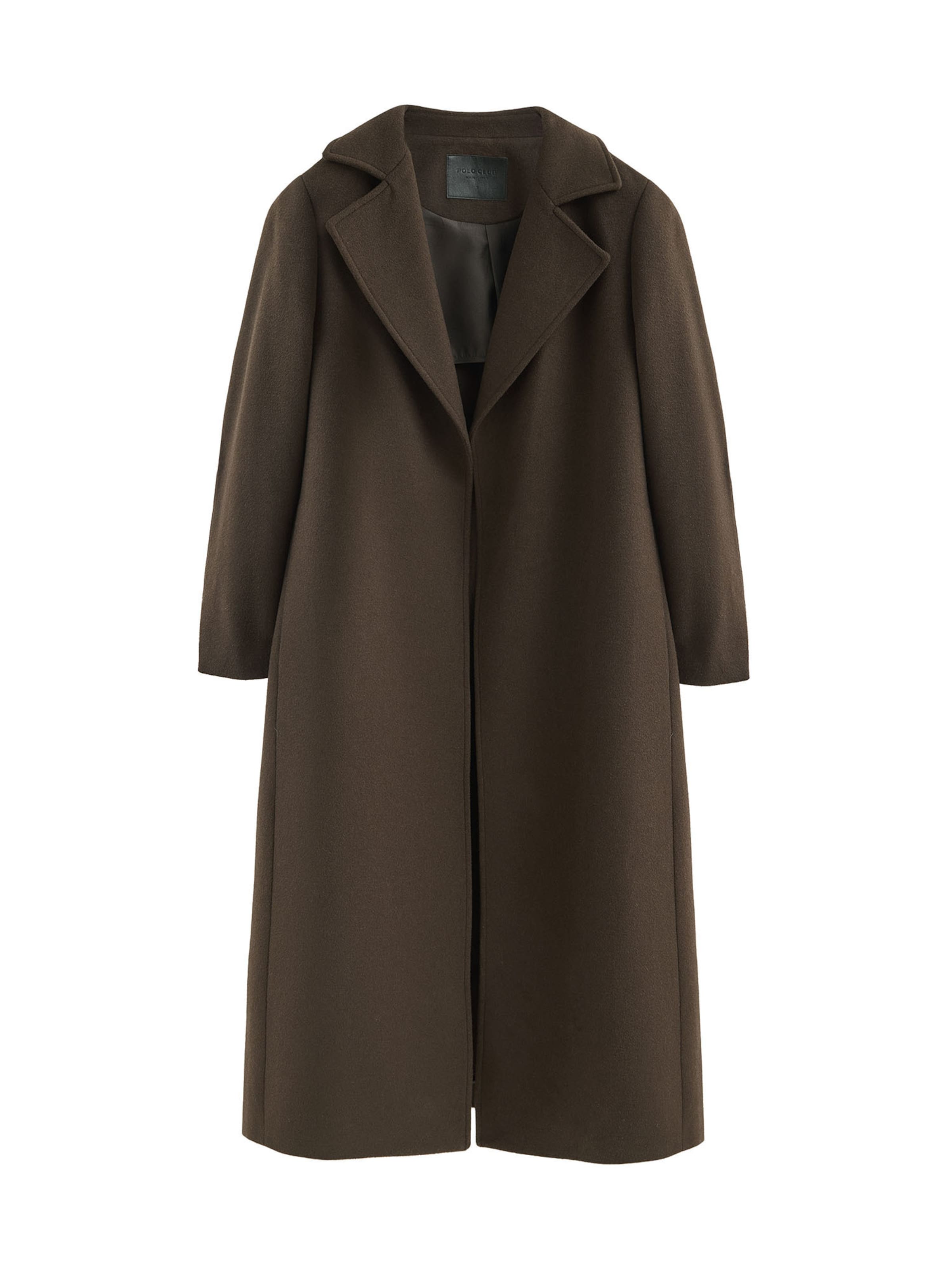 Polo Club Mantel in Braun: Vorderseite