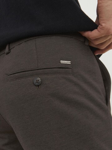 JACK & JONES Slimfit Broek 'Marco' in Bruin