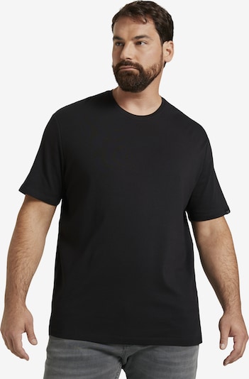 TOM TAILOR Men Plus T-Shirt in schwarz, Produktansicht