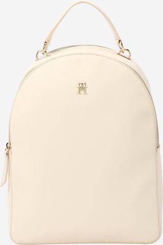 Sac à dos TOMMY HILFIGER en beige : devant