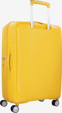 American Tourister Trolley 'Soundbox' in Gelb