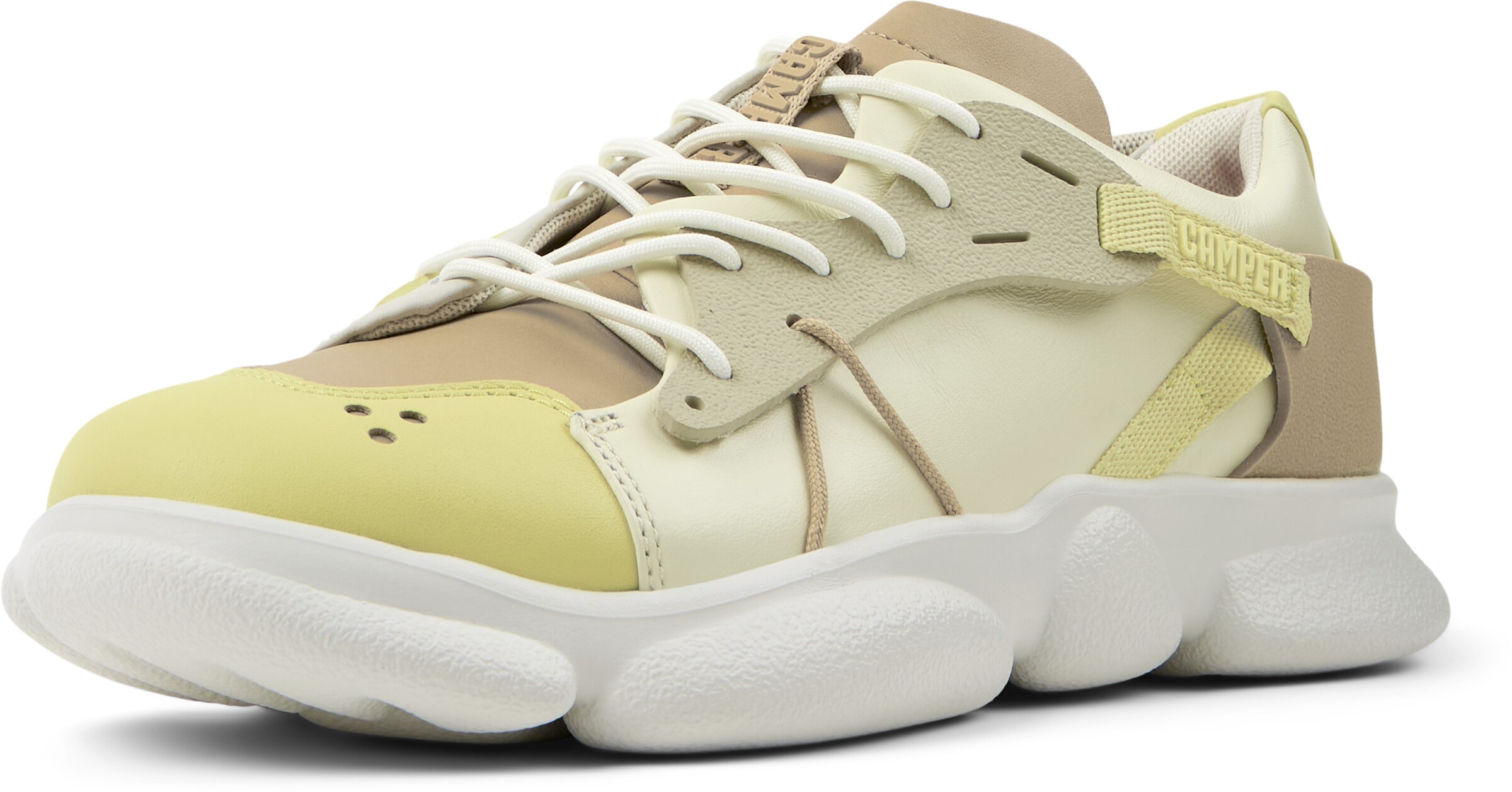 Sneaker bassa 'Karst' di CAMPER in bianco: frontale