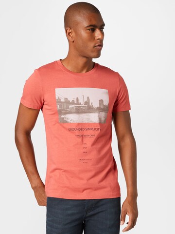 TOM TAILOR DENIM T-Shirt in Rot: predná strana