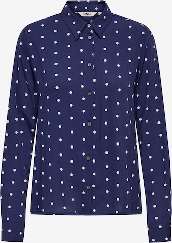 ONLY - Blusa en azul: frente
