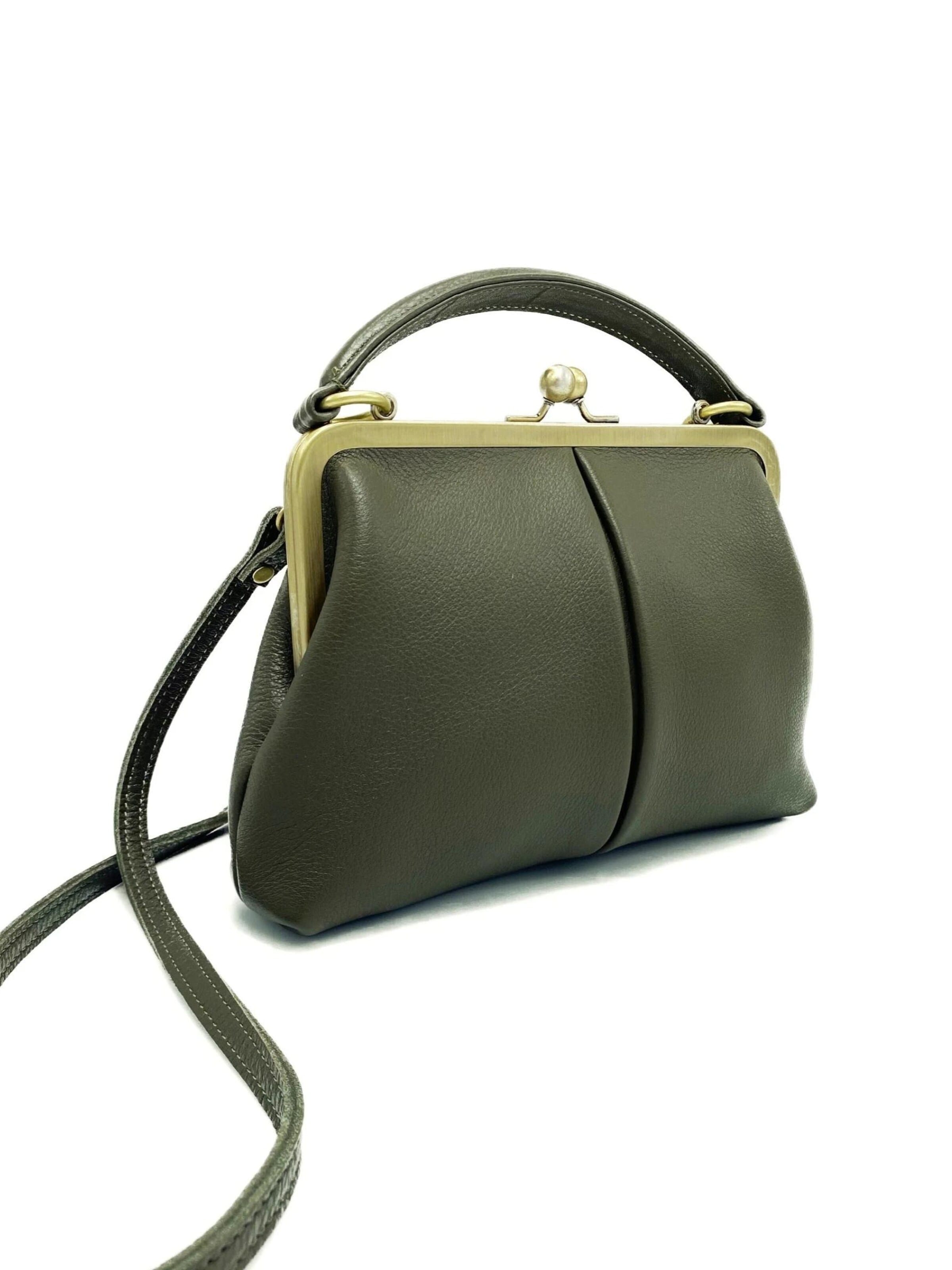 Sacs à main 'Kleine Olive – Leder Handtasche & Umhängetasche' Taschenkinder en vert