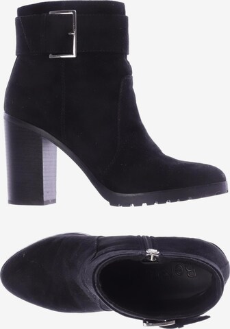 Bershka Dress Boots in 40 in Black: front