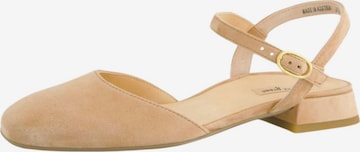 Escarpins à bride arrière Paul Green en beige : devant