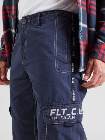 CAMP DAVID Regular Cargobroek in Blauw