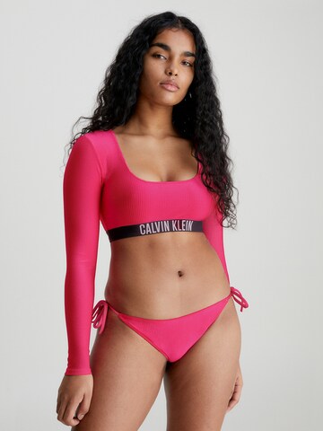 Calvin Klein Swimwear Bustier Bikini zgornji del | roza barva