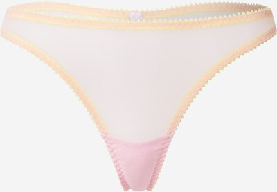 Dora Larsen String 'ABBIE' en jaune clair / violet / pêche, Vue avec produit