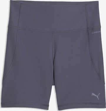 Skinny Pantalon de sport 'Cloudspun' PUMA en gris : devant