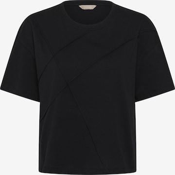 CULTURE - Camiseta 'Stitch Amora' en negro: frente