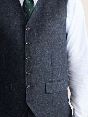 Gilet de costume 'Abraham Moon' Next en bleu