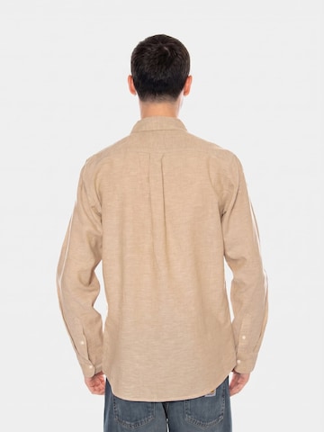 Comfort fit Camicia 'KELP' di WRANGLER in marrone