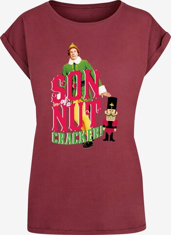 ABSOLUTE CULT Shirt 'Elf - Nutcracker' in Rood: voorkant