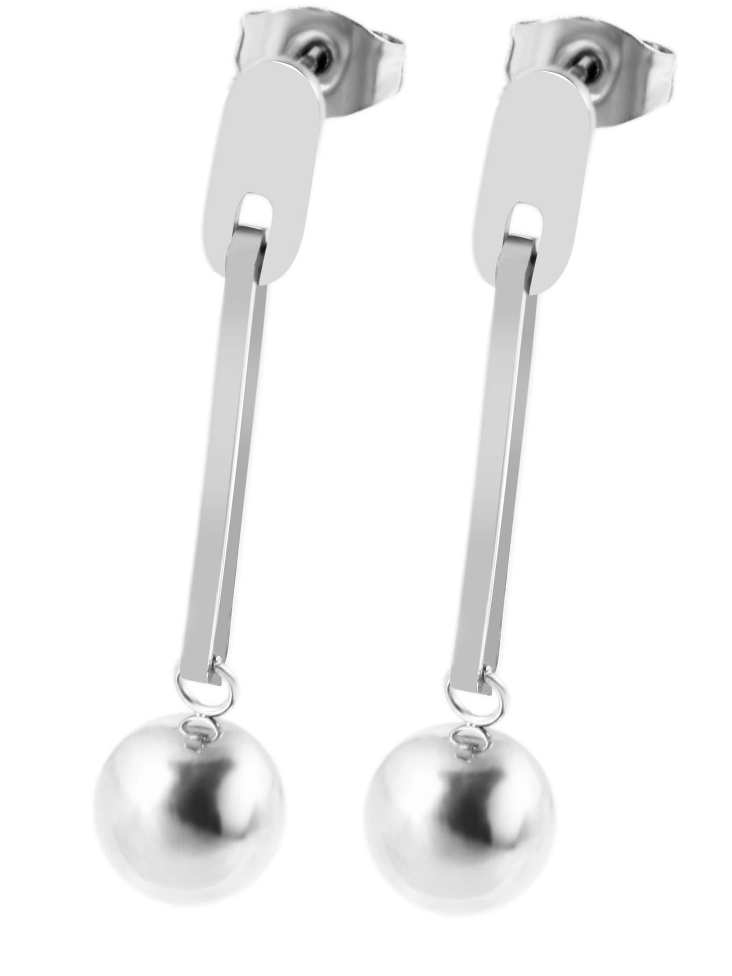 Akzent Earrings 'Mayke, hautverträglich' in Silver