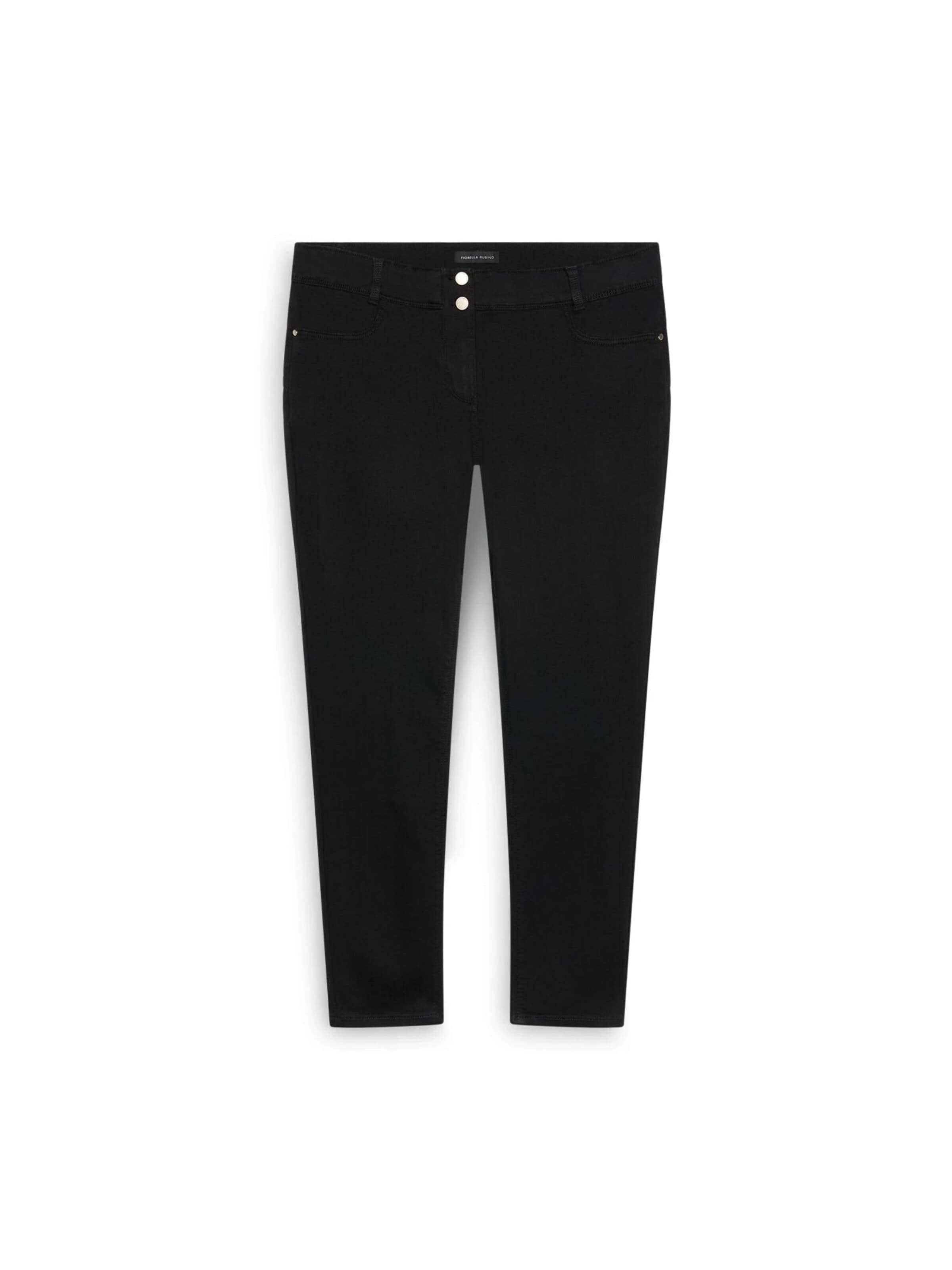 Skinny Jean Fiorella Rubino en noir : devant