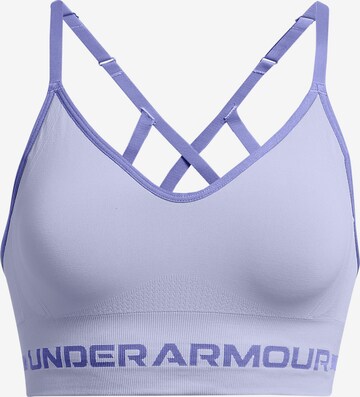 UNDER ARMOUR Sports Bra in Purple: front