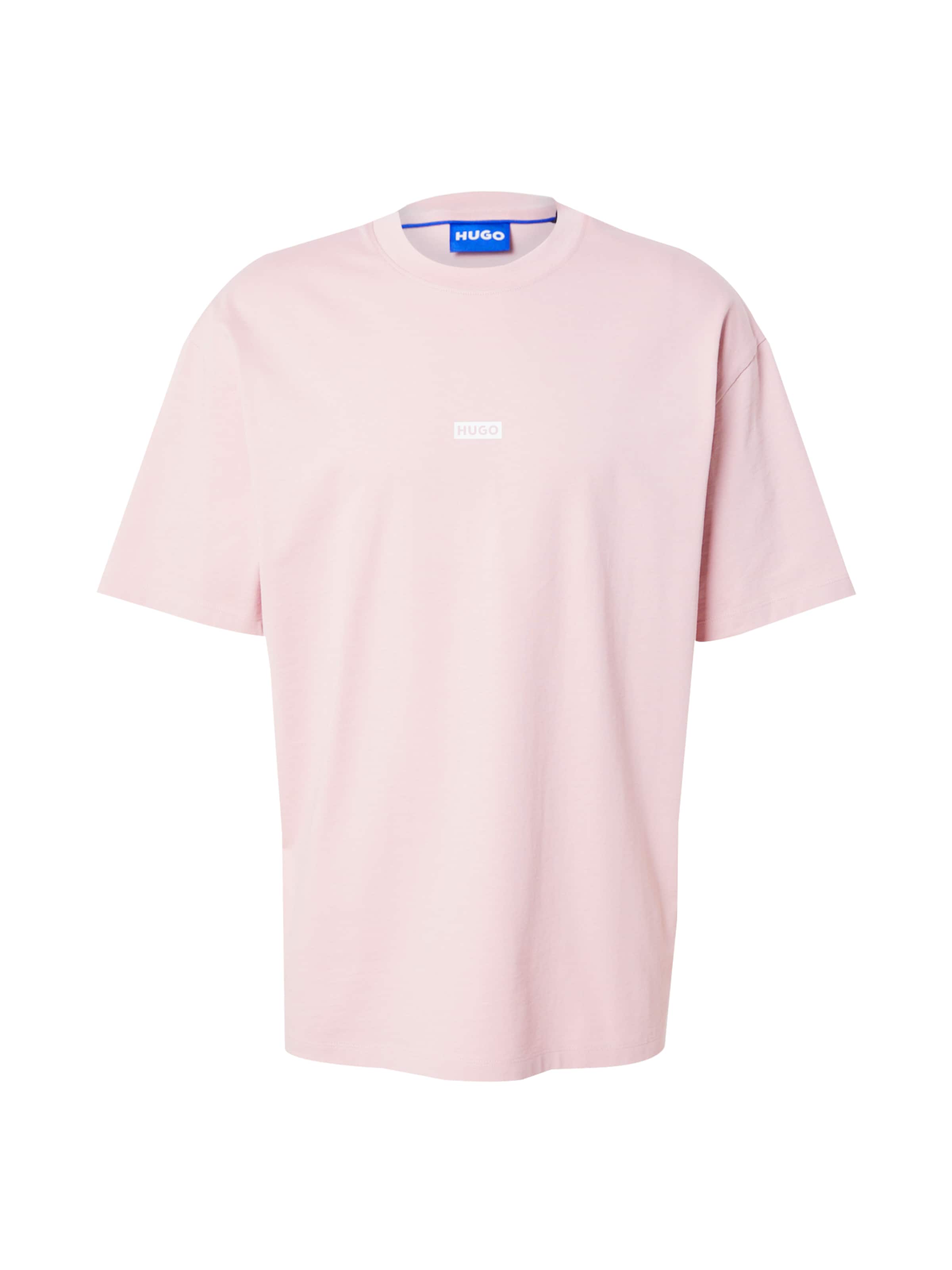 HUGO Μπλουζάκι 'Nalono' σε ροζ: μπροστά